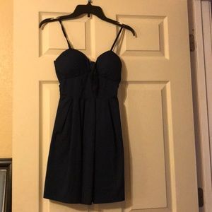 Navy blue mini sundress